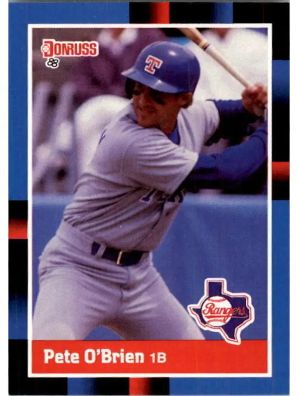 1988 Pete O'Brien Donruss Baseball Card #284